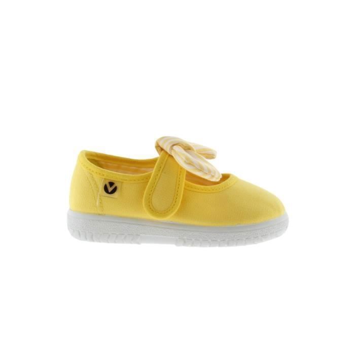 Victoria Chaussures de lifestyle enfant - Victoria - Ojalá Mercedes - Jaune - Scratch - Caoutchouc naturel