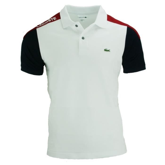 POLO LACOSTE HOMME BLANC - Cdiscount ...