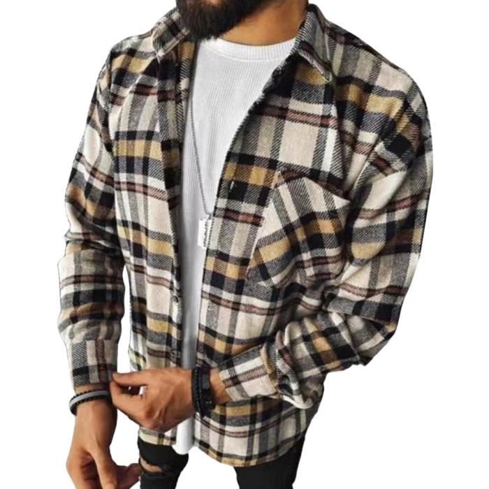 Chemise flanelle homme vintage clearance