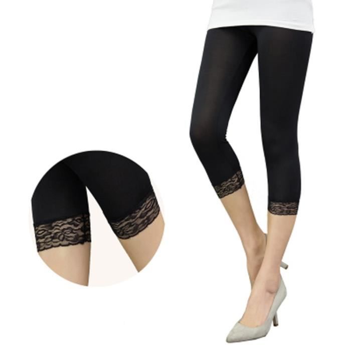 Legging deals court dentelle
