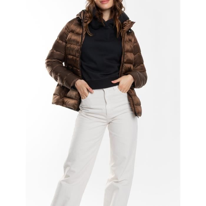 Doudoune chocolat femme top