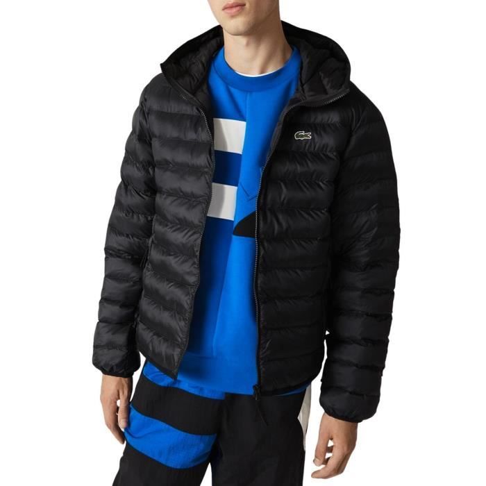 Veste noire top lacoste
