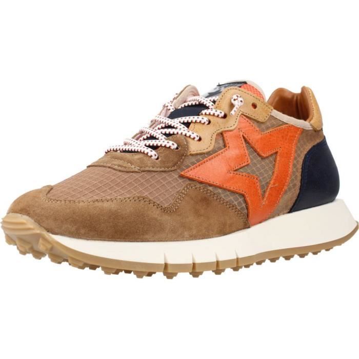 Basket Homme CETTI 133959 Semelle Gomme Exterieur Scission Lacets Marron Cdiscount Chaussures