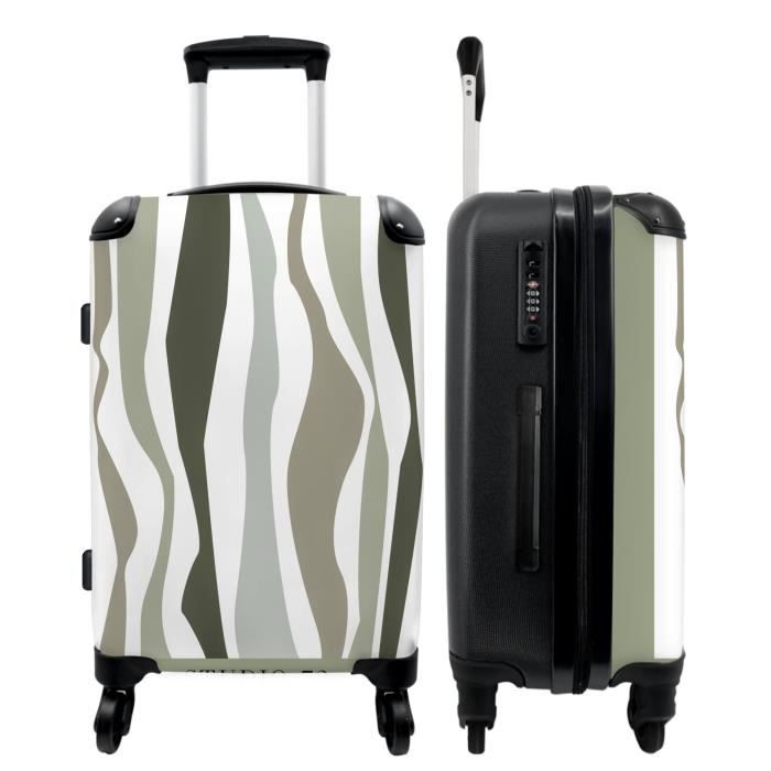 Grande Valise Rigide 4 Roues 100L FLYMAX - Coque PP Légère Et Waterproof - Idéale Voyage
