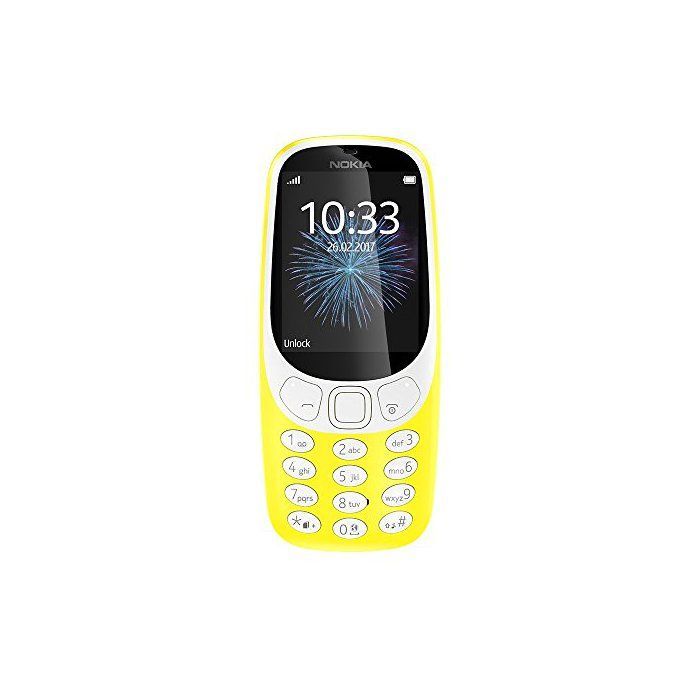 Téléphone Nokia 3310 Double SIM Jaune Écran 2.4 Caméra 2 MP Batterie 1200 mAh