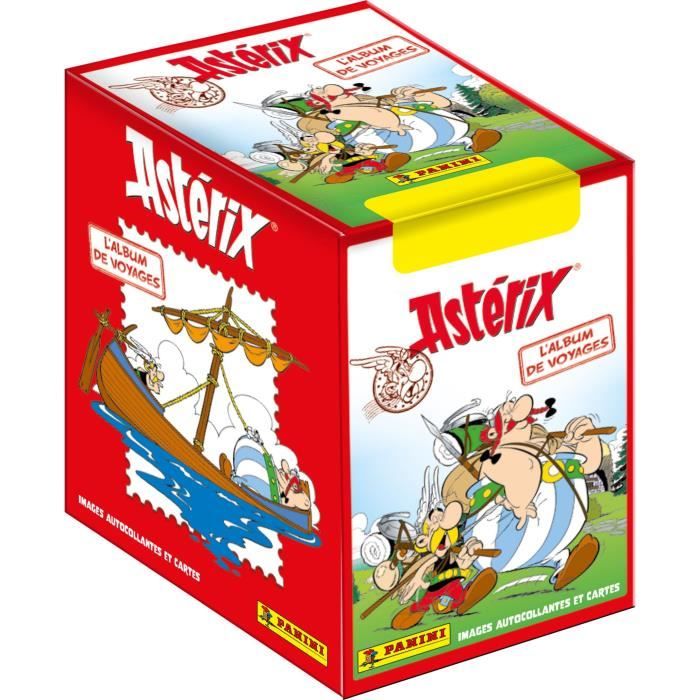 Album de voyages Asterix - PANINI - Boite de 36 pochettes - Stickers - Multicolore