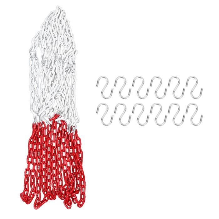 Filet De Basket-ball En Nylon | Longueur 56 Cm, 12 Boucles | Pour Panier Standard Intérieur Ou Extérieur - 9