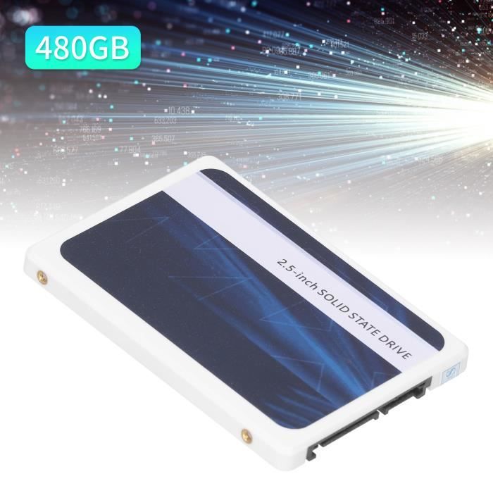 SSD Disque Dur 2.5 Pouces SATA - Vitesse 70-500 Mo/s - Boîtier Métallique - Neuf