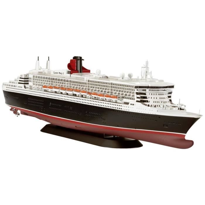 Maquette de bateau - Revell - Queen Mary 2 - Échelle 1:700 - Blanc - 15 ans et plus