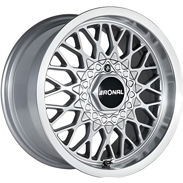 1 Jante Alu 7,5X15 RONAL LS 4-100 ET25 CH57,1 coloris Silver - Polished