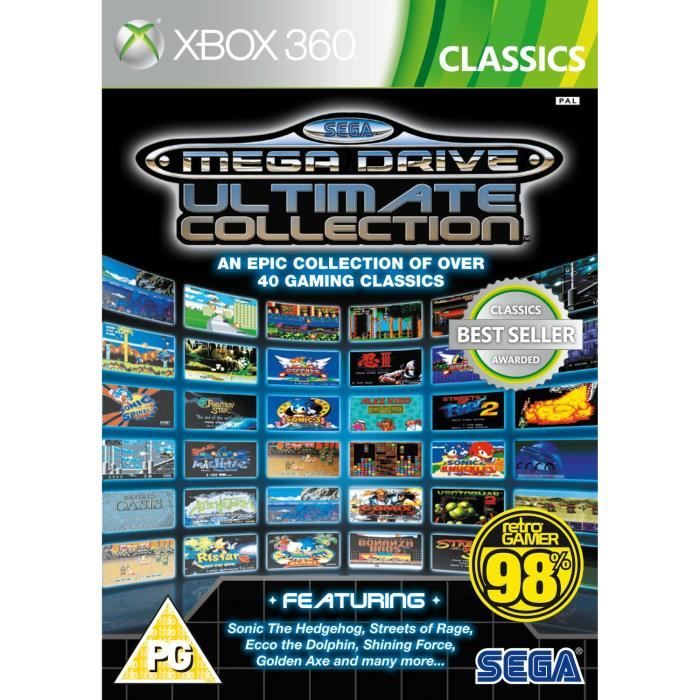 Jeu Vidéo - Sega - Mega Drive Ultimate Collection - Aventure - Xbox 360 - Dvd