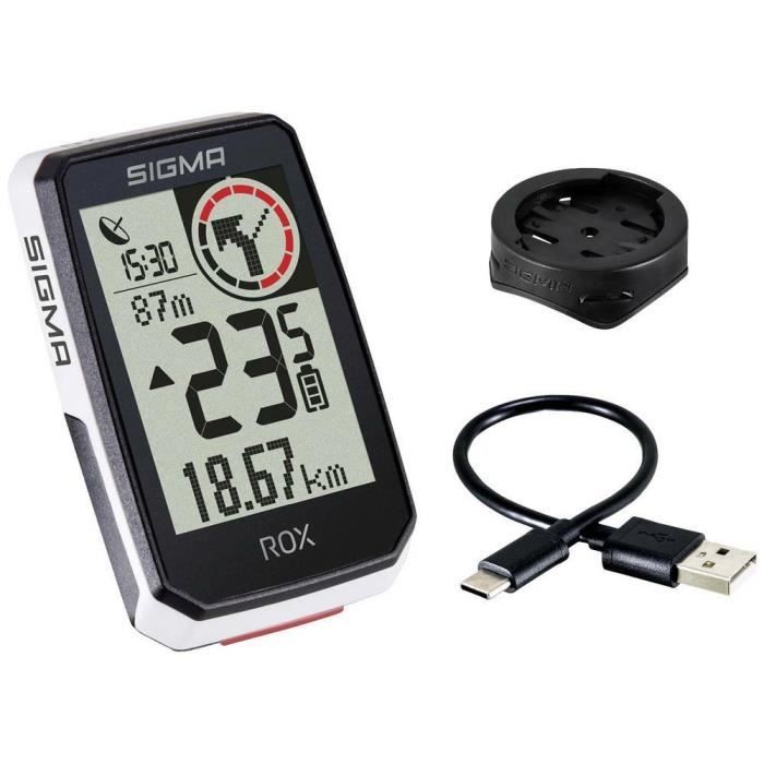 Compteur Sigma Rox 2.0 Gps - blanc - TU