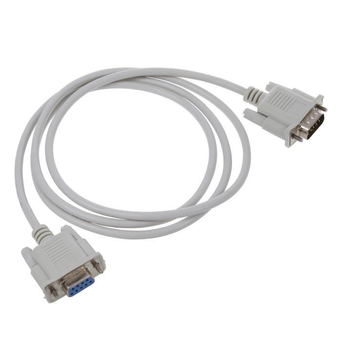 Rs232 Db9 9 Broches Male A Femelle Port Serie Cable Adaptateur Industrielle 1 3m Prix Pas Cher Cdiscount