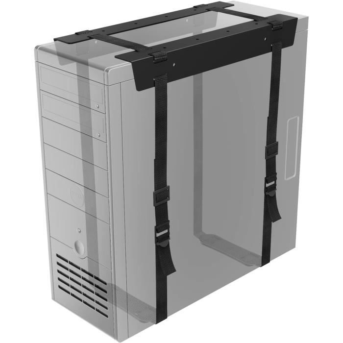 BONTEC Support PC sous Bureau, Support CPU, Sangles Réglables jusqu'à ...