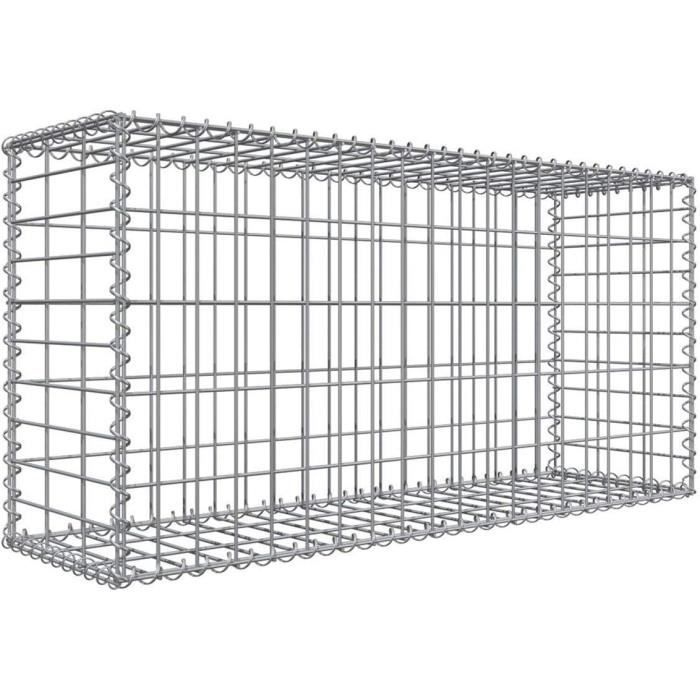 Niederberg Metall Gabion en Pierre 100x50x30 MW 5x10 Cage métallique Déco Jardin30