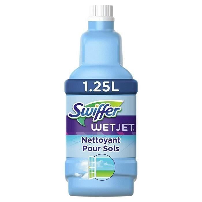 LOT DE 2 - SWIFFER - WetJet Solution Nettoyante Pour Balai Spray - 1,25 L