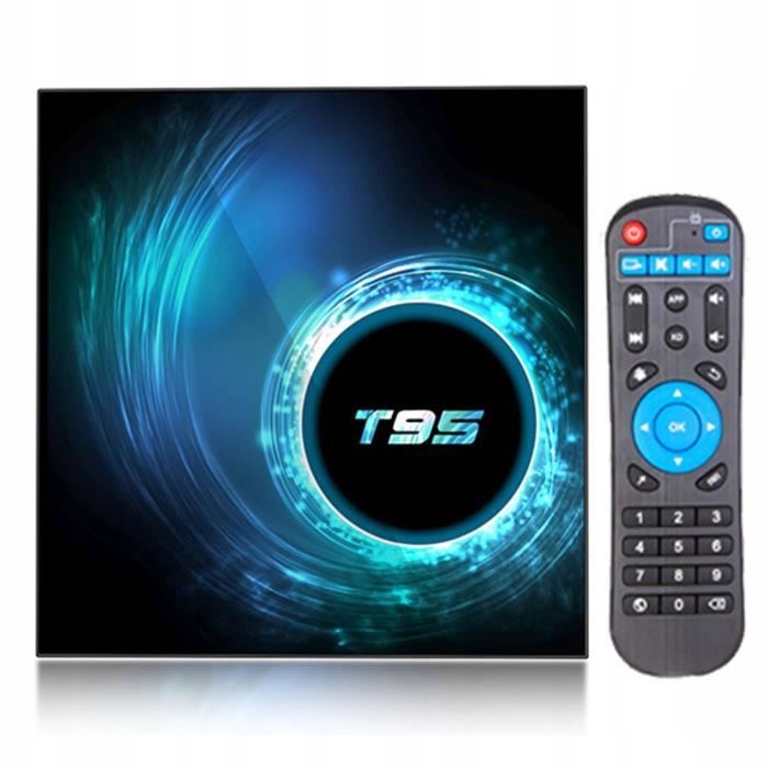 Smart TV Box 4G+64GB T95 6K DEKODER Android 10.0 Cdiscount TV Son Photo