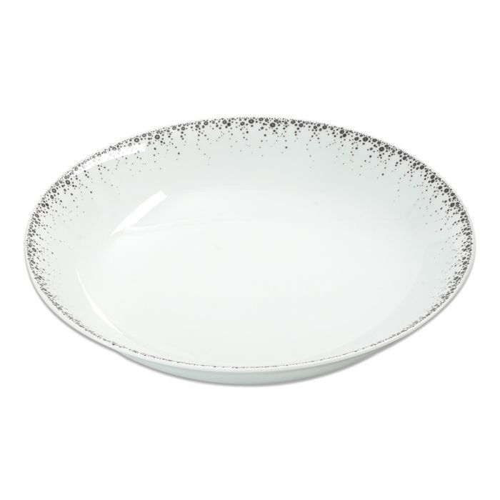 Plat rond creux Boréalis gris 29 cm - Table Passion Plat rond creux Boréalis gris 29 cm - Table Passion