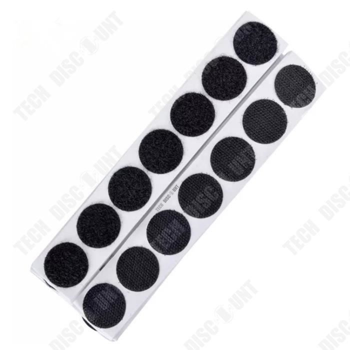 Velcro autocollant - 10 pièces - 6 cm - Fermeture velcro - Cercles