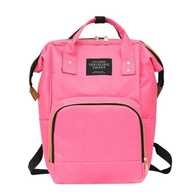 Tempsa Sacs A Dos Sac A Couches A Langer Grand Capacite Ermeture Eclair Voyage Rose Rouge Achat Vente Sac A Dos 6918039899516 Cdiscount