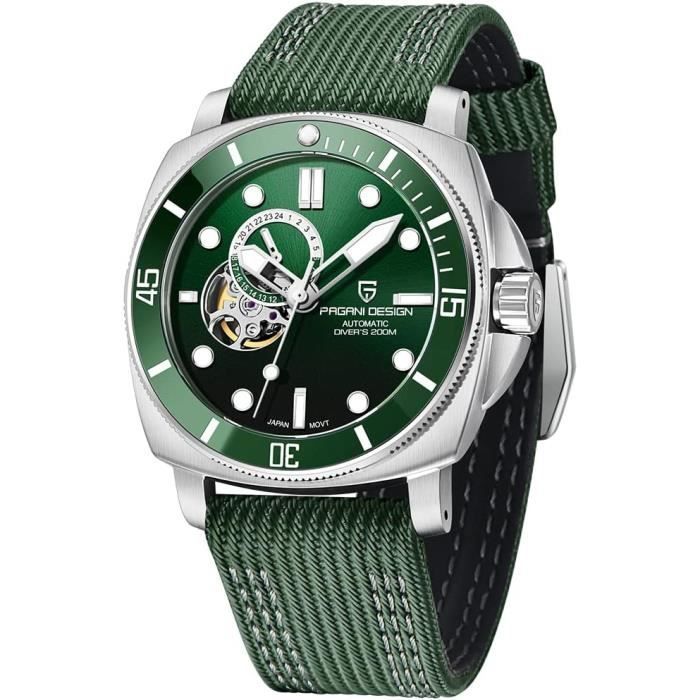 Montre-bracelet Homme Timber Creek - Étanche, Acier, Mouvement Japonais - Occasion