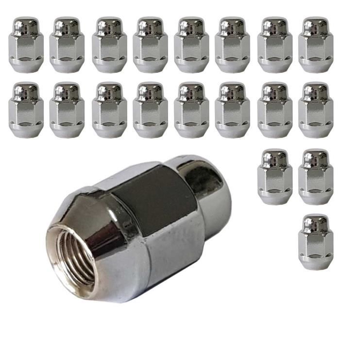 20x Ecrous de roue fermé M12x1.25 conique 60° pour Nissan 100 NX 200 SX ...