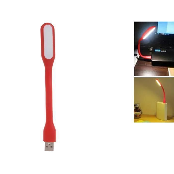 Lampe LED USB flexible pour ordinateur lecture PC portable clavier prise usb