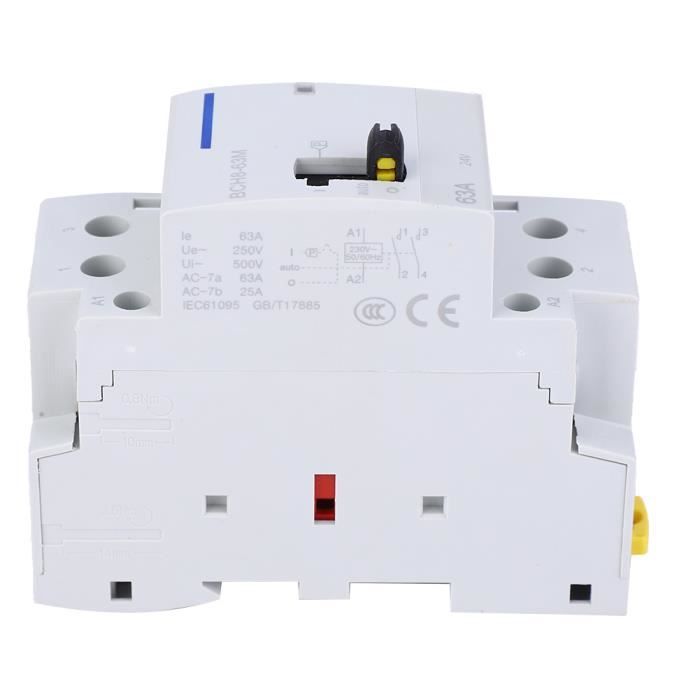 Jadeshay AC-beveiliging, eenfasig huishouden, AC 2P 63A 2NO 220 V DIN Jadeshay AC-beveiliging, eenfasig huishouden, AC 2P 63A 2NO 220 V DIN