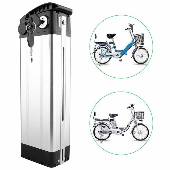 VGEBY Boîte de batterie Boîte de rangement de coque de batterie au lithium pour vélo électrique sport attache-rapide
