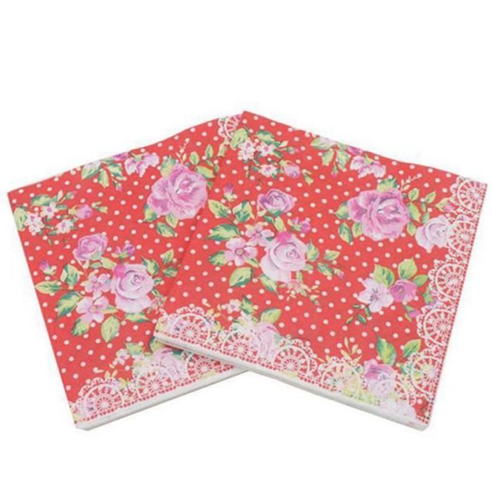 Lot De 20 Serviettes En Papier « Petits Anges » - 33 X 33 Cm, Motif Noël, Idéales Pour Serviettage Et Décoration De Table