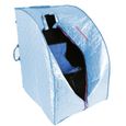 Jnishon Sauna Infrarouge et Portable, Sauna pliable cabine pour une Personne ,pour la Désintoxication et la Perte de Poids(Bleu)-1