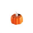 12pcs Halloween Lampe de Citrouille Fournitures de fête LED Lanterne à Bougie de la Citrouille pour Accessoires de décoration [223]-1
