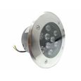 Spot Extérieur Encastrable LED Sol 9W IP65 60° - Blanc Neutre - SILUMEN-1