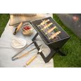 Barbecue à charbon pliable LIVOO DOC268 - Acier peint - Surface de cuisson 44,5x28,5 cm-1