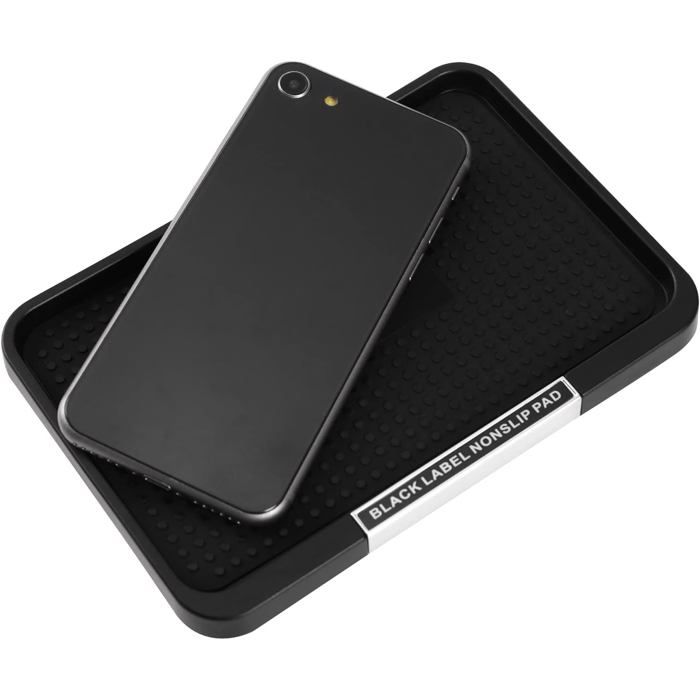 Tapis Antidérapant Tableau De Bord Voiture - Support Téléphone Rotatif + Rangement Lunettes/pièces