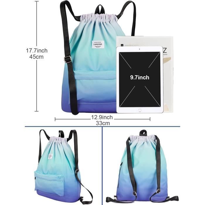 Sac Piscine Imperméable Humide Sec Crazy Bean Sac Piscine Sac Cordon Pour Enfants Sac Piscine Sac à Fille Decathlon