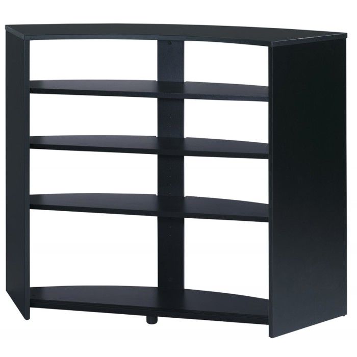 Comptoir D'Accueil 2 Portes Noir 4 Niches Serrure 134,5 X 104,8 X