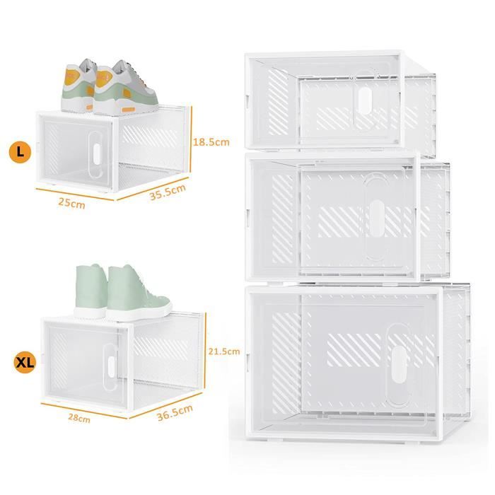 Boîte de rangement pour chaussures perfectbox - SHOPIBEST