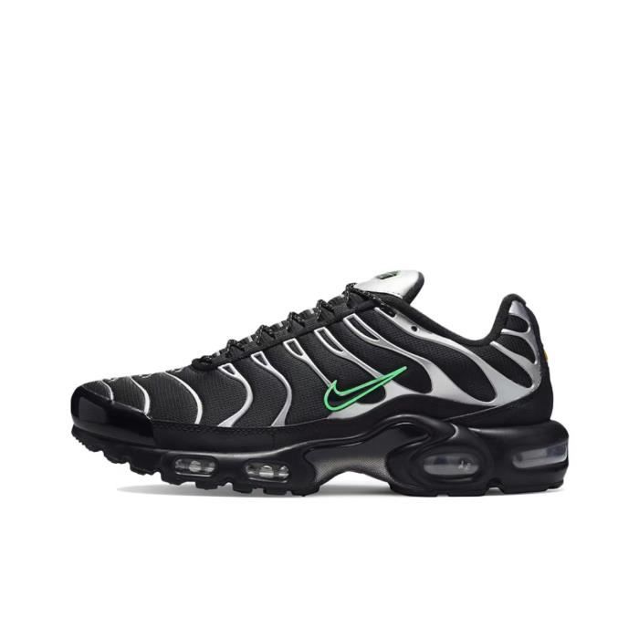 Chaussures de course Nike Air Max Plus TN Retro 100 Casual Low Hommes Noir Argent Chaussures de basket Nike Cdiscount Sport