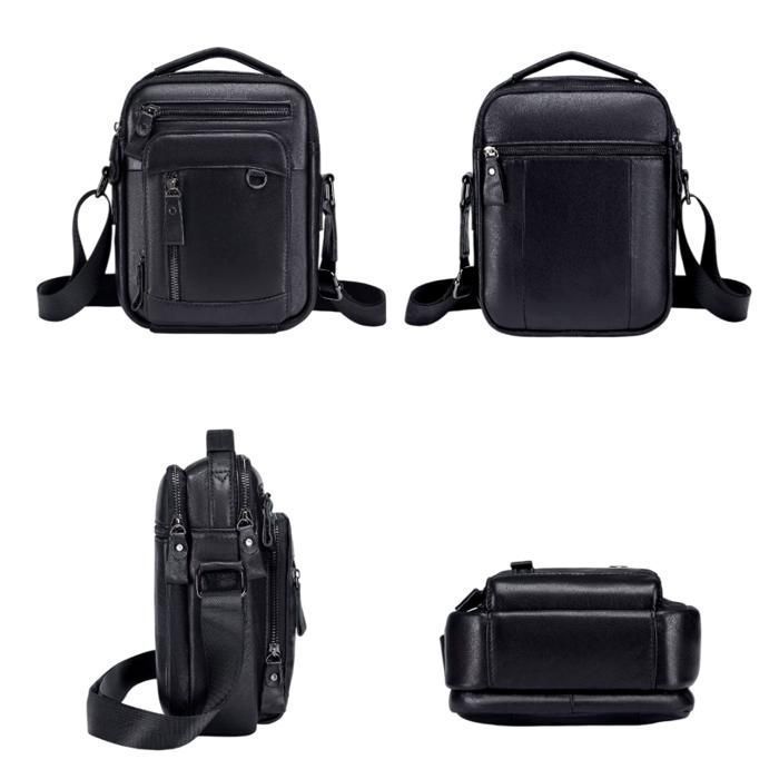 Sac De Voyage En Cuir Véritable Grande Capacité (marron, Rétro, Unisexe)