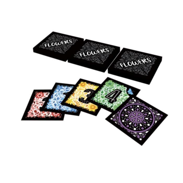 Asmodee Actarus Editions Flowers - Jeux de Société - Jeux de Cartes - Jeu Enfants, Adultes et Famille - A Partir de 7 Ans - 1 à 4 Joueurs - 20 Min - Version Française