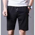 Lot de Shorts Homme Jogging Coton avec Poches Zippées et Cordon de Serrage-3