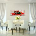 Runa art Tableau Décoration Murale Légumes Cuisine 100x40 cm - 1 Panneau Deco Toile Prêt à Accrocher 005812c-3