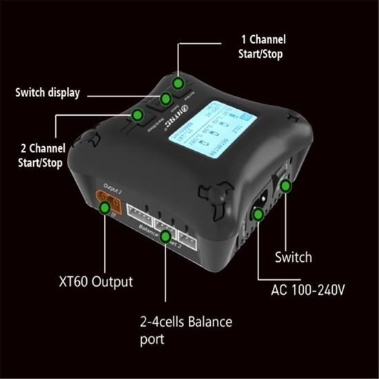 Htrc H4ac Duo Rc Balance w 2a 2ch 2 4s Chargeur De Batterie Lipo Intelligent Dechargeur Yim 5340 Cdiscount Auto Htrc H4ac Duo Rc Balance w 2a 2ch 2 4s Chargeur De Batterie Lipo Intelligent Dechargeur Yim 5340 Cdiscount Auto