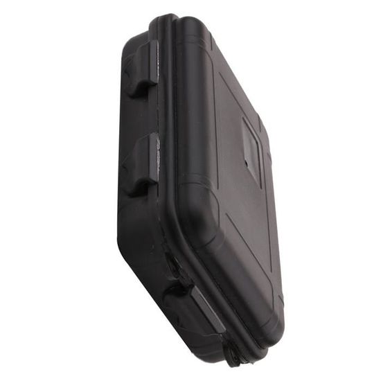 Boîte Étanche Anti-Chocs 138 Mm – Protection Imperméable Pour Survie, Camping, Randonnée (Noir)