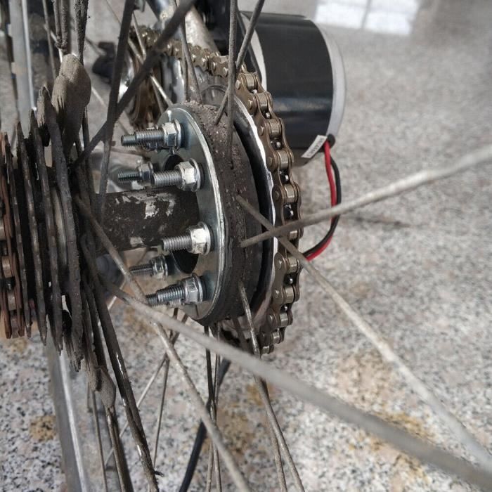 Kit Conversion Vélo électrique 250W 24V - Moteur Brushless, Contrôleur, Accélérateur, 9 Pièces