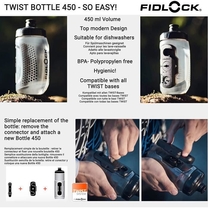 Twist Set velo Porte Bouteille magnetique Porte bidon Velo Route Porte Gourde Velo Porte Gourde VTT Porte Bouteille A88 Cdiscount Sport