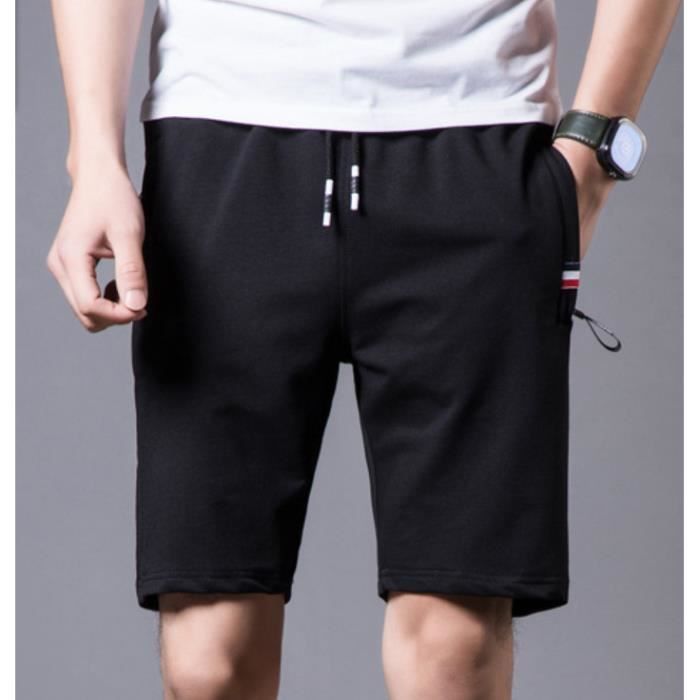 Lot de Shorts Homme Jogging Coton avec Poches Zippées et Cordon de Serrage  Gris - Cdiscount Prêt-à-Porter
