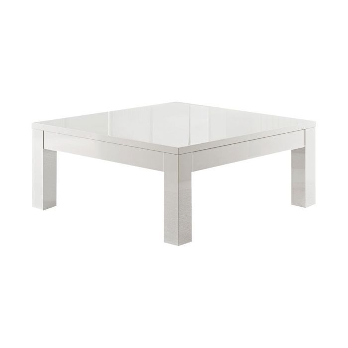 Table Salon Laque Blanc
