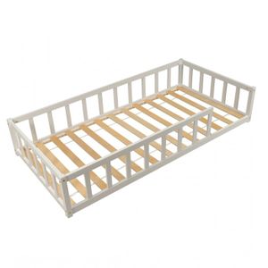 Barrière De Lit Pour Enfant - Dimensions 102 X 42 Cm - Pour Matelas 90x190 à 155x190 Cm - Âge 18 Mois à 5 Ans